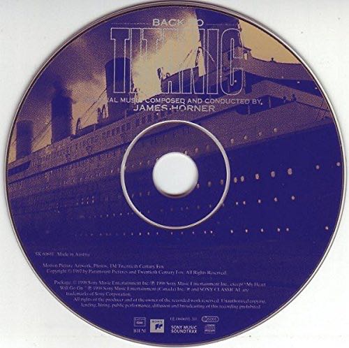 Back To Titanic - Soundtrack (CD - 79) music collectible [Barcode 9399700054057] - Main Image 3