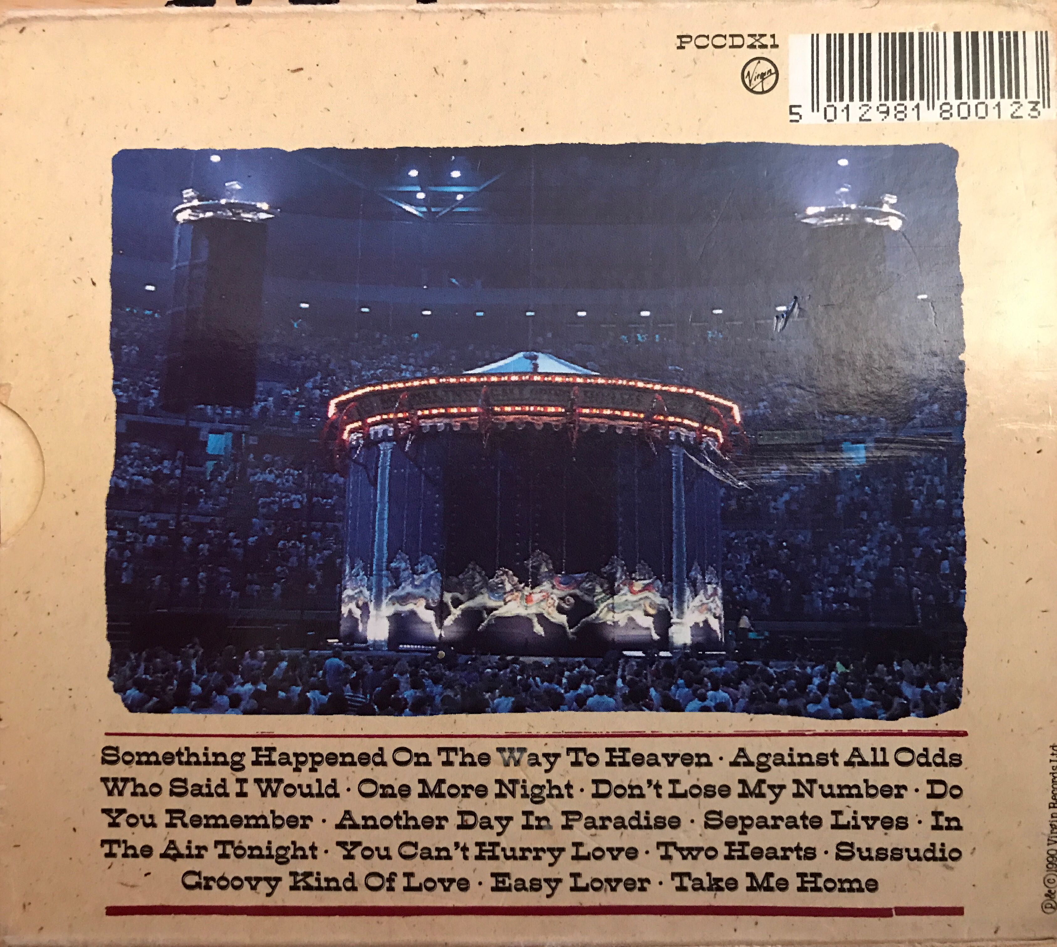 Serious Hits...Live! - Collins, Phil (CD - 76) music collectible [Barcode 5012981800123] - Main Image 2