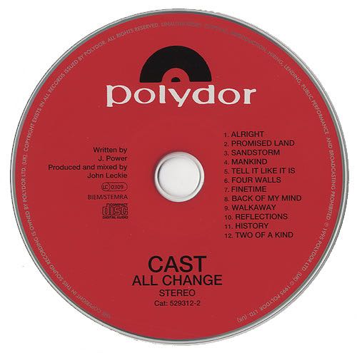 All Change - Cast (12” - 65) music collectible - Main Image 2