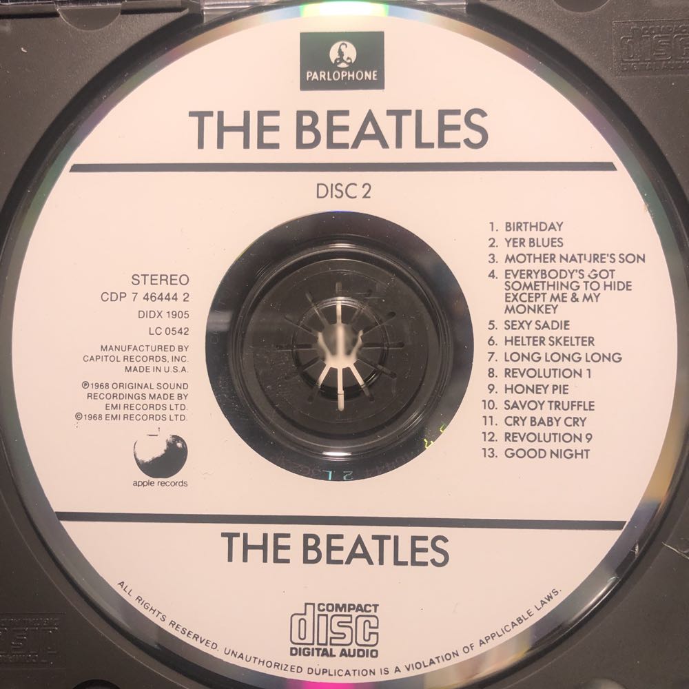 The Beatles (The White Album) - The Beatles (CD - 93) music collectible [Barcode 077774644327] - Main Image 4