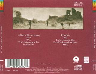 The Unforgettable Fire - U2 (CD - 4245) music collectible [Barcode 042282289827] - Main Image 2