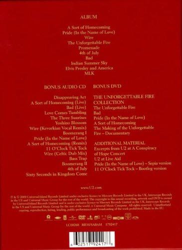 The Unforgettable Fire - U2 (CD - 43) music collectible [Barcode 060439010223] - Main Image 2
