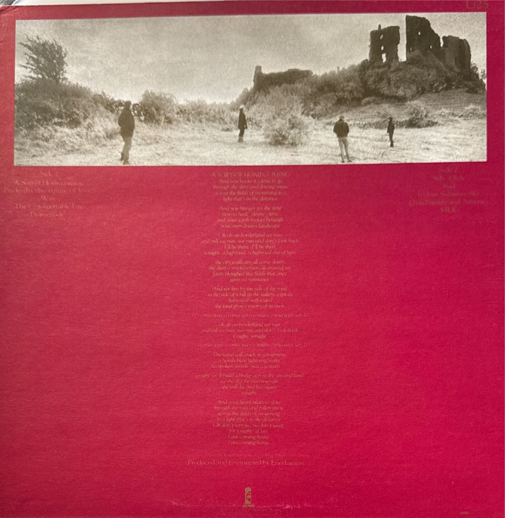 The Unforgettable Fire - U2 (12”) music collectible - Main Image 4