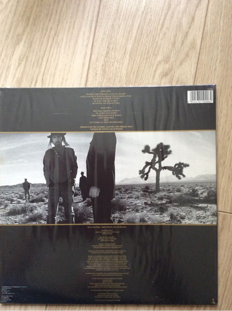 Joshua Tree - U2 (12” - 50) music collectible [Barcode 5014474100062] - Main Image 2