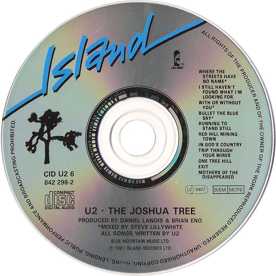 Joshua Tree, The - U2 (CD - 50) music collectible [Barcode 602517449398] - Main Image 4