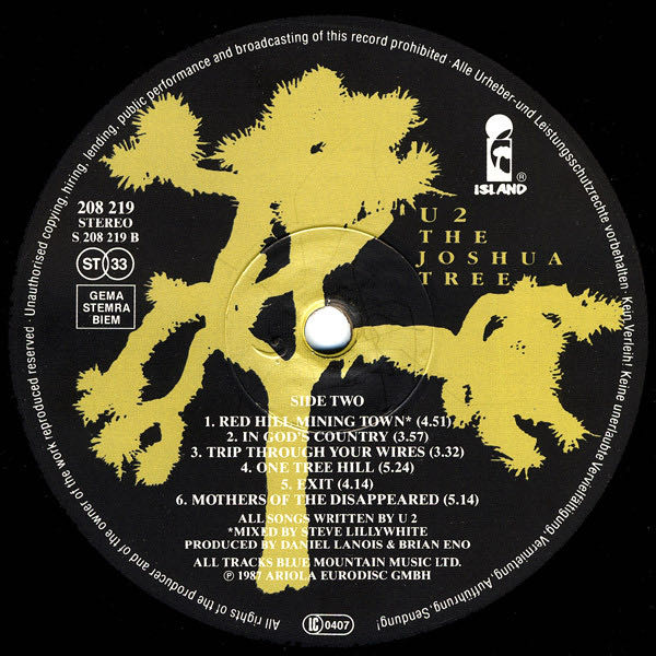 The Joshua Tree - U2 (CD - 50) music collectible - Main Image 4