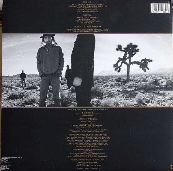 Joshua Tree, The - U2 (12”) music collectible - Main Image 2