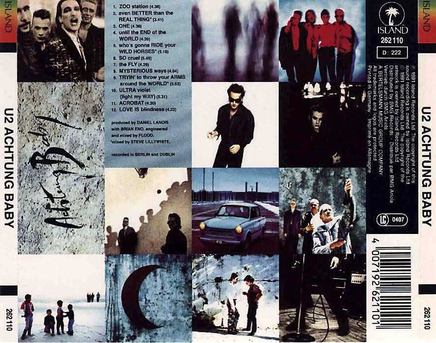 Achtung Baby - U2 (CD) music collectible [Barcode 731451049026] - Main Image 2