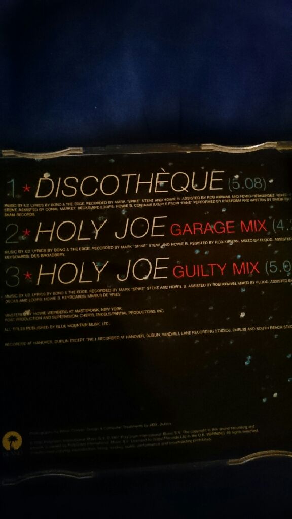 Discotheque - U2 (CD - 14.43) music collectible [Barcode 042285477528] - Main Image 2