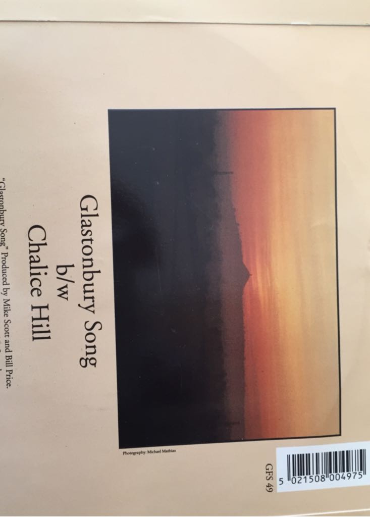 Glastonbury Song - The Waterboys (7”) music collectible [Barcode 5021508004975] - Main Image 2