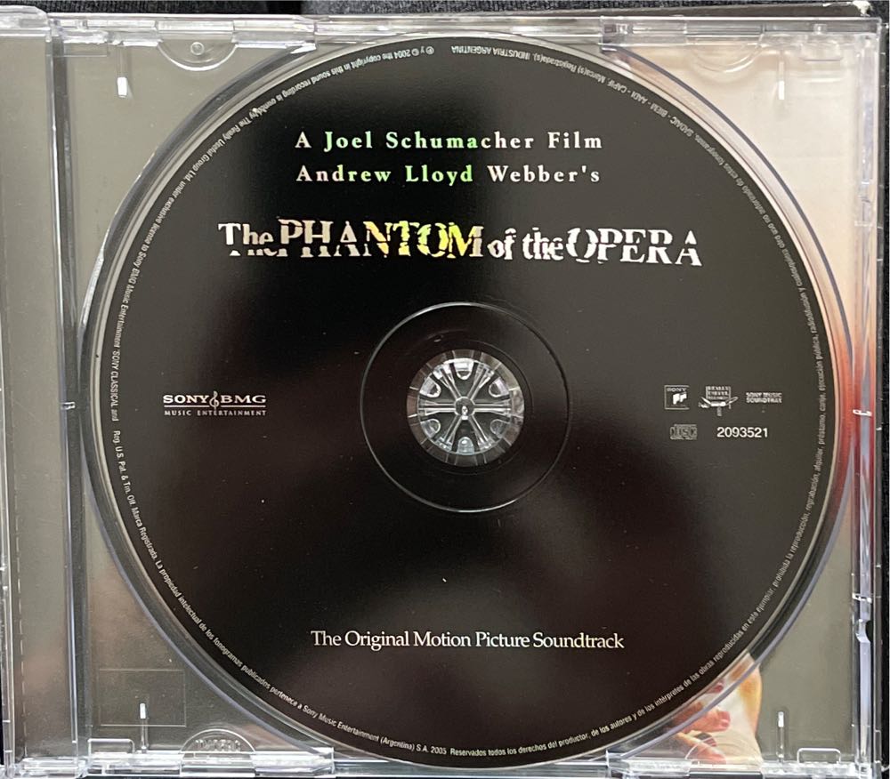 The Phantom Of The Opera - Soundtrack (CD) music collectible [Barcode 5099709352126] - Main Image 3