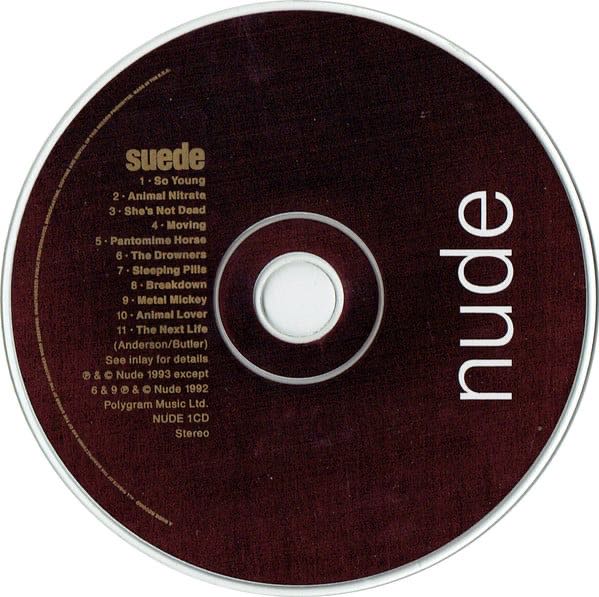 Suede - Suede (CD - 46) music collectible [Barcode 5023687100929] - Main Image 3