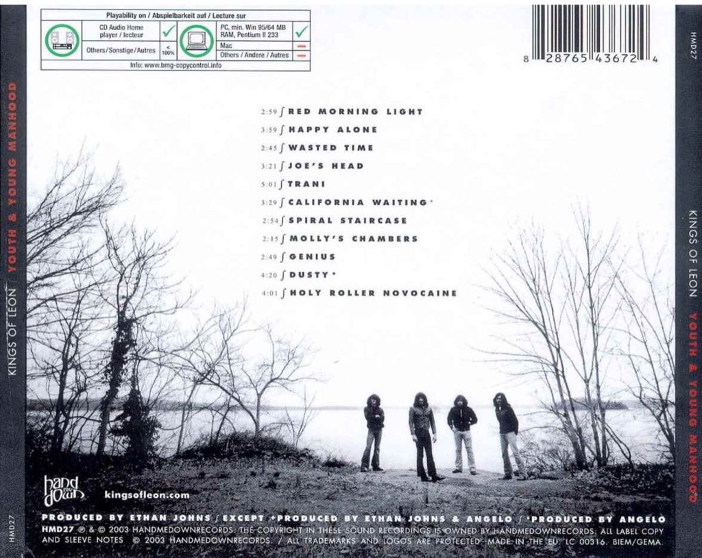 Youth & Young Manhood - Kings Of Leon (CD - 47) music collectible [Barcode 828765215923] - Main Image 2