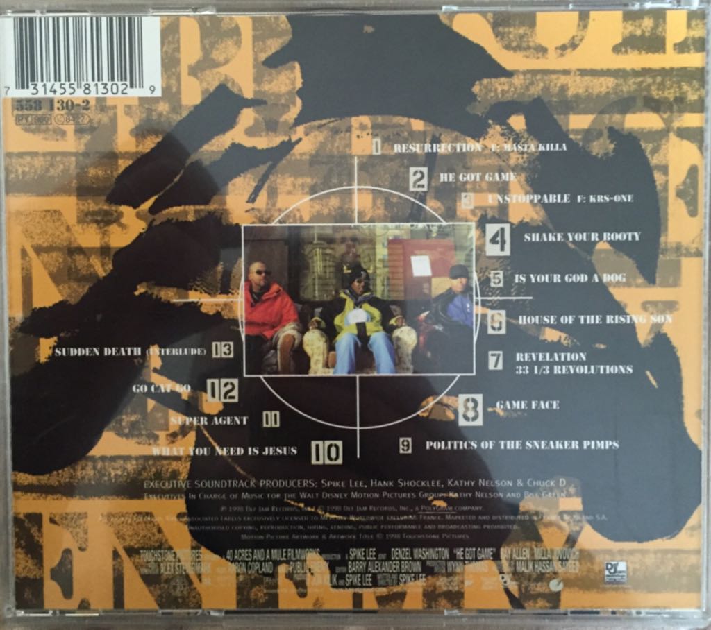 Public Enemy - He Got Game Soundtrack - Public Enemy (CD - 48) music collectible [Barcode 731455813029] - Main Image 2