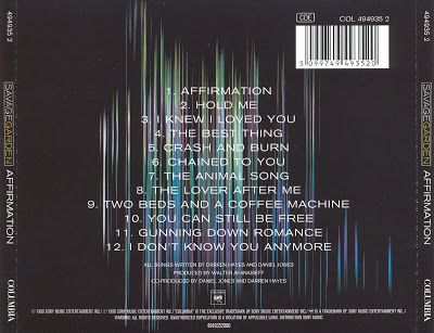Affirmation - Savage Garden (CD) music collectible [Barcode 4893391035524] - Main Image 2