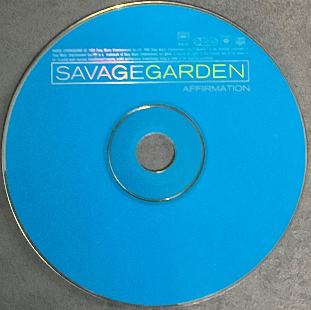 Affirmation - Savage Garden (CD - 54) music collectible [Barcode 5099749493520] - Main Image 4