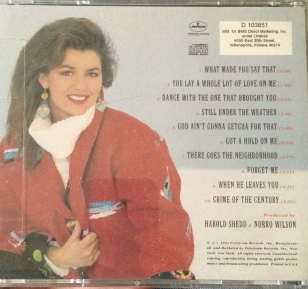 Shania Twain - Twain, Shania (CD - 32) music collectible [Barcode 777497566196] - Main Image 2