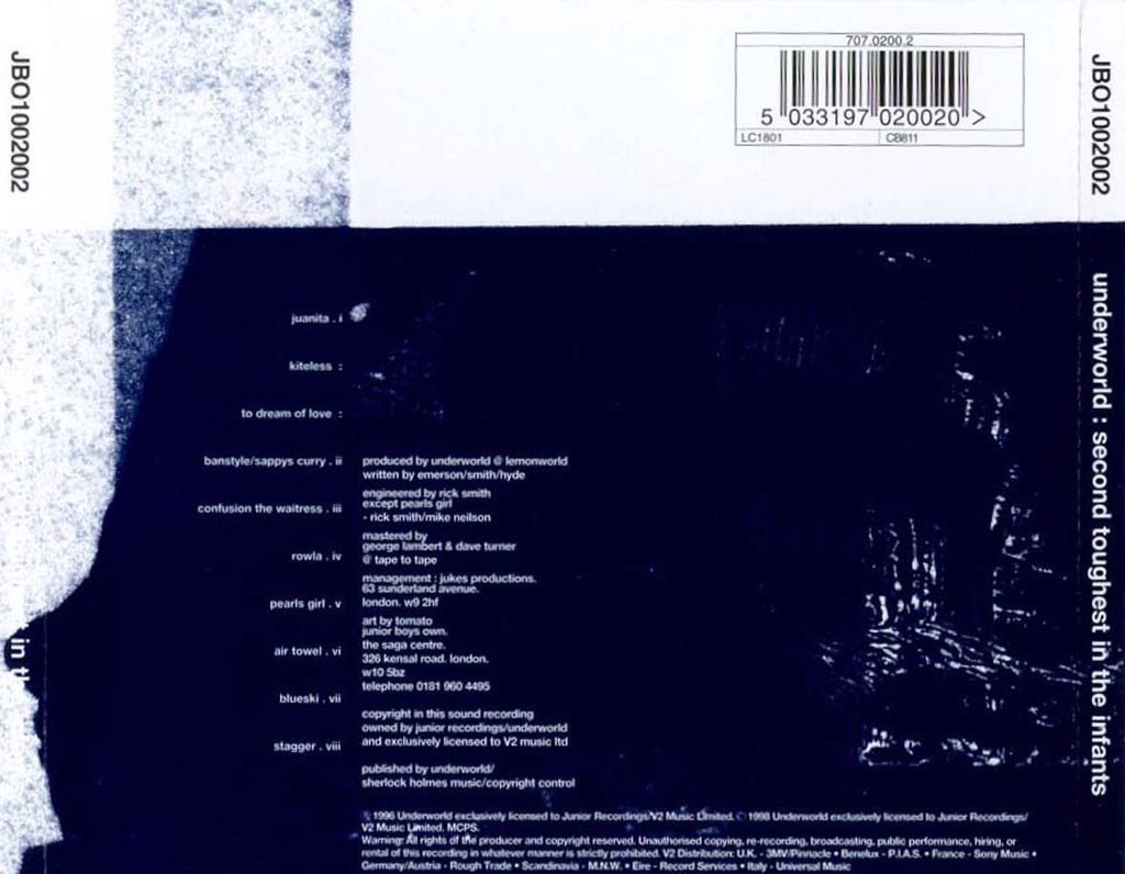 Second Toughest In The Infants - Underworld (CD - 73) music collectible [Barcode 5026734000524] - Main Image 2