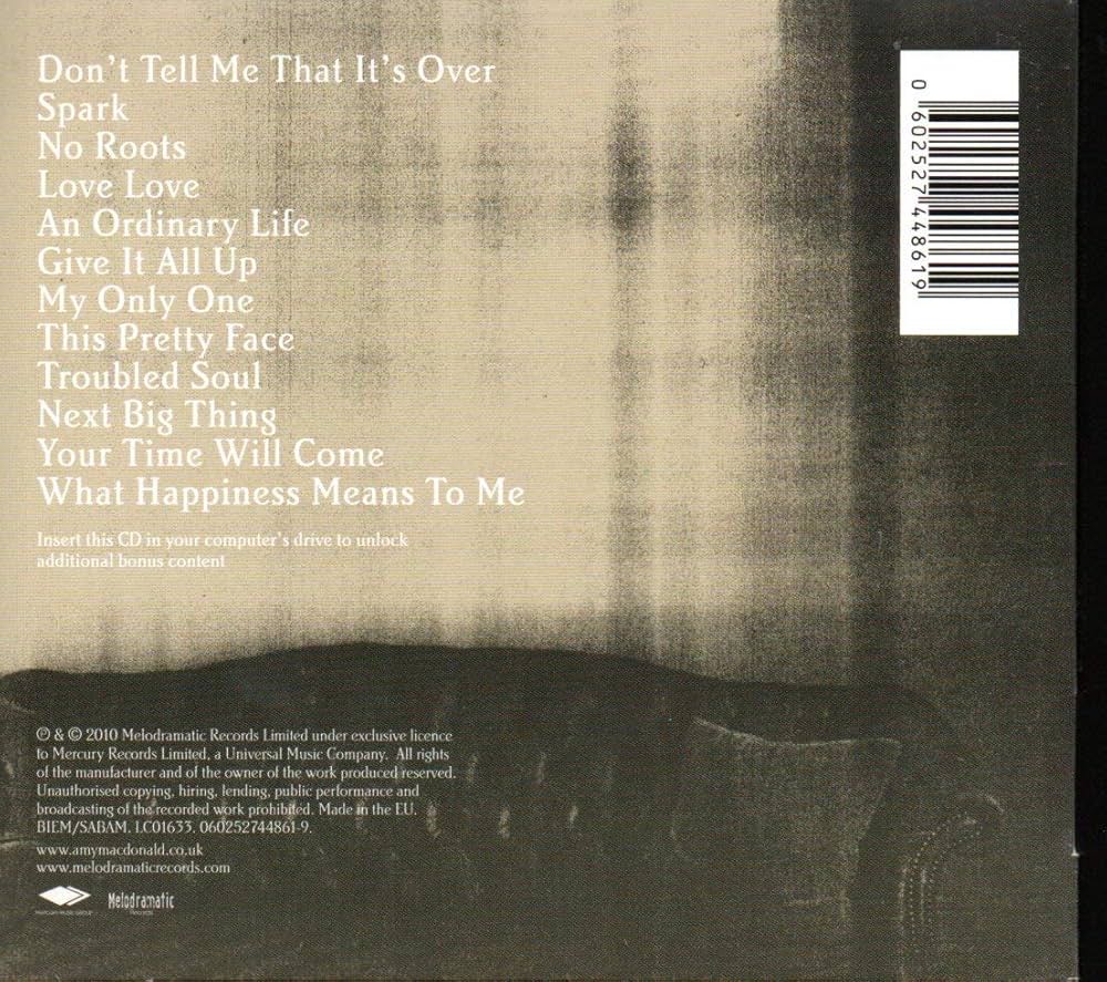 A Curious Thing(NEW) - Macdonald, Amy (12” - 50) music collectible [Barcode 602527448619] - Main Image 2