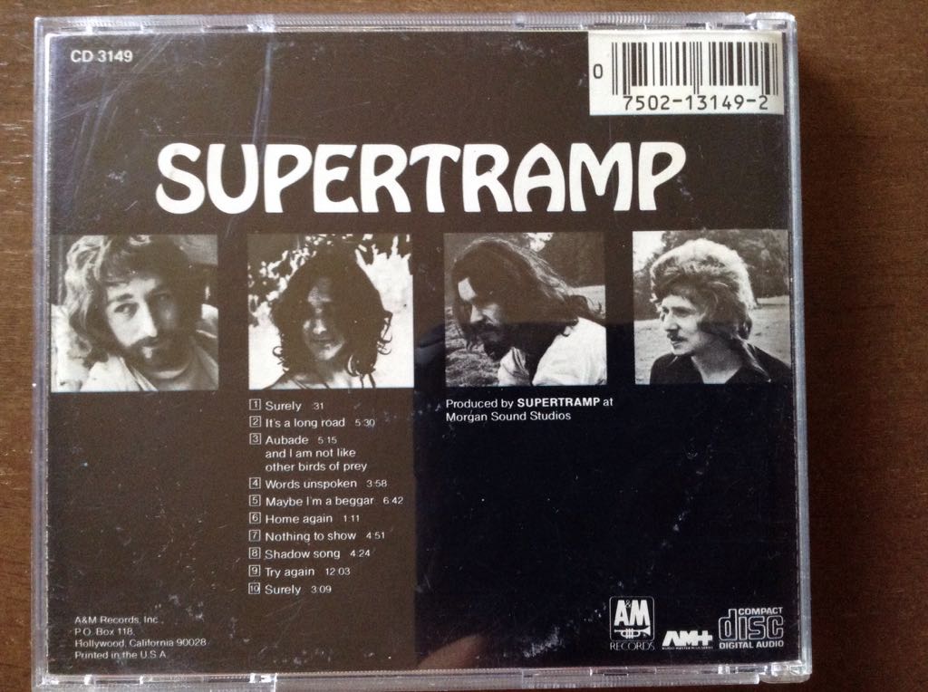 Supertramp - Supertramp (CD-R - 48) music collectible - Main Image 2