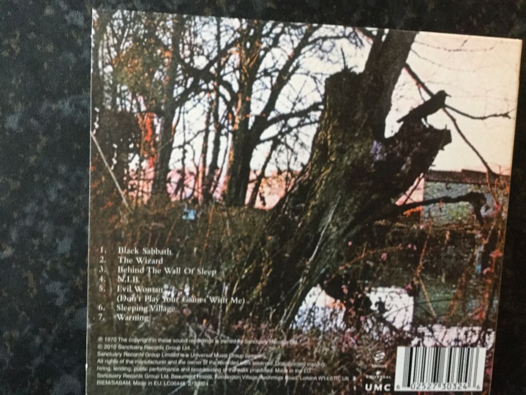 Black Sabbath - Black Sabbath (CD) music collectible [Barcode 602527303246] - Main Image 2