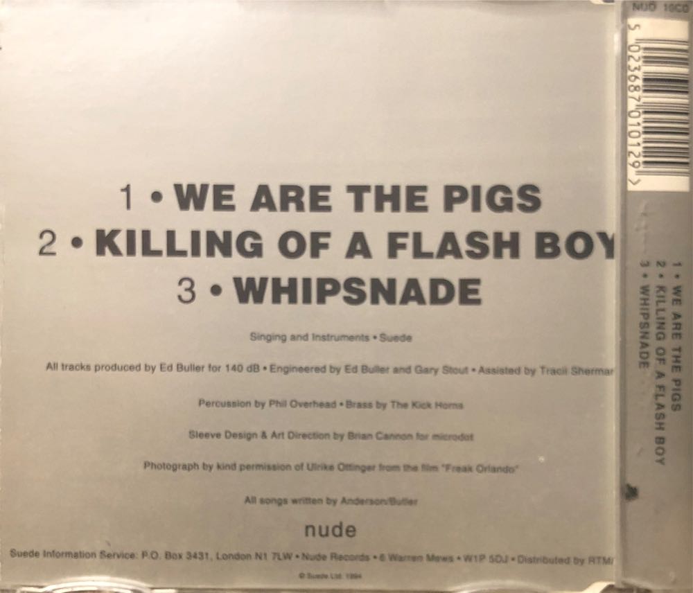 We Are The Pigs - Suede (CD) music collectible [Barcode 5023687010129] - Main Image 2