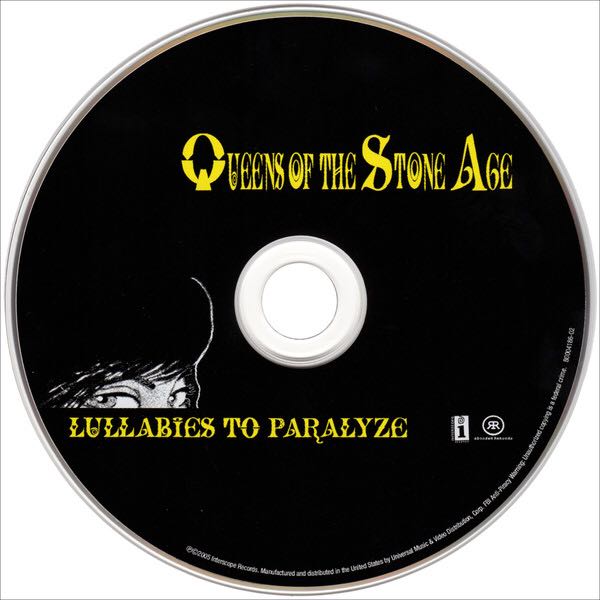 Lullabies To Paralyze - Queens Of The Stone Age (CD - 60) music collectible [Barcode 602498368022] - Main Image 4