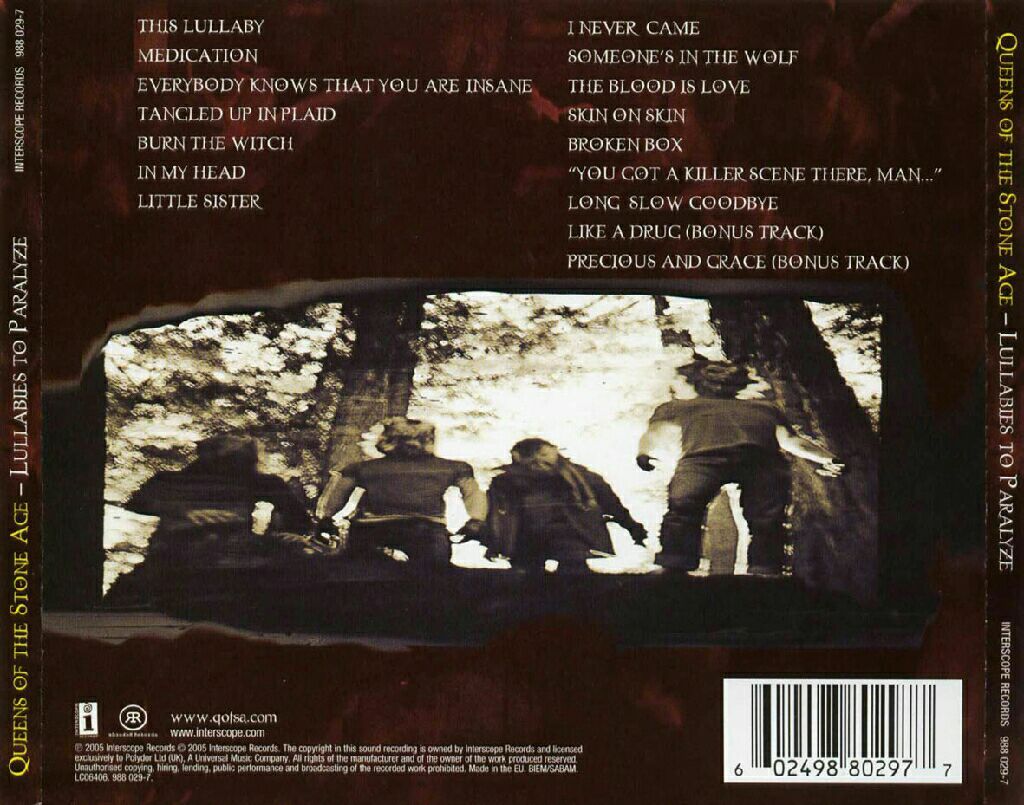 Lullabies To Paralyze - Queens Of The Stone Age (CD) music collectible [Barcode 602498802977] - Main Image 2