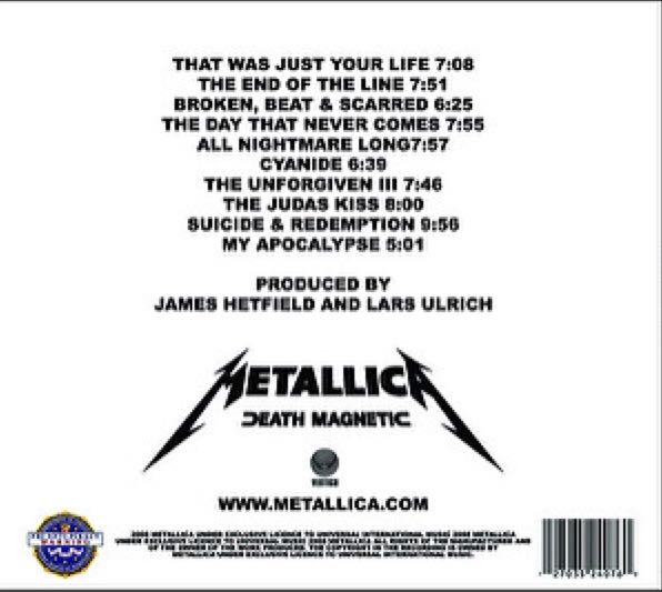 Death Magnetic - Metallica (12” - 75) music collectible [Barcode 856115004699] - Main Image 2
