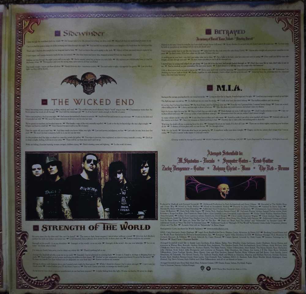 City Of Evil - Avenged Sevenfold (12”) music collectible [Barcode 790692068210] - Main Image 4