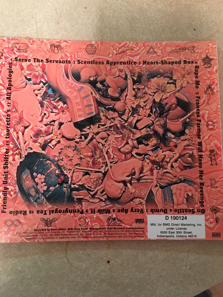 In Utero - Nirvana (CD) music collectible [Barcode 766482009220] - Main Image 2