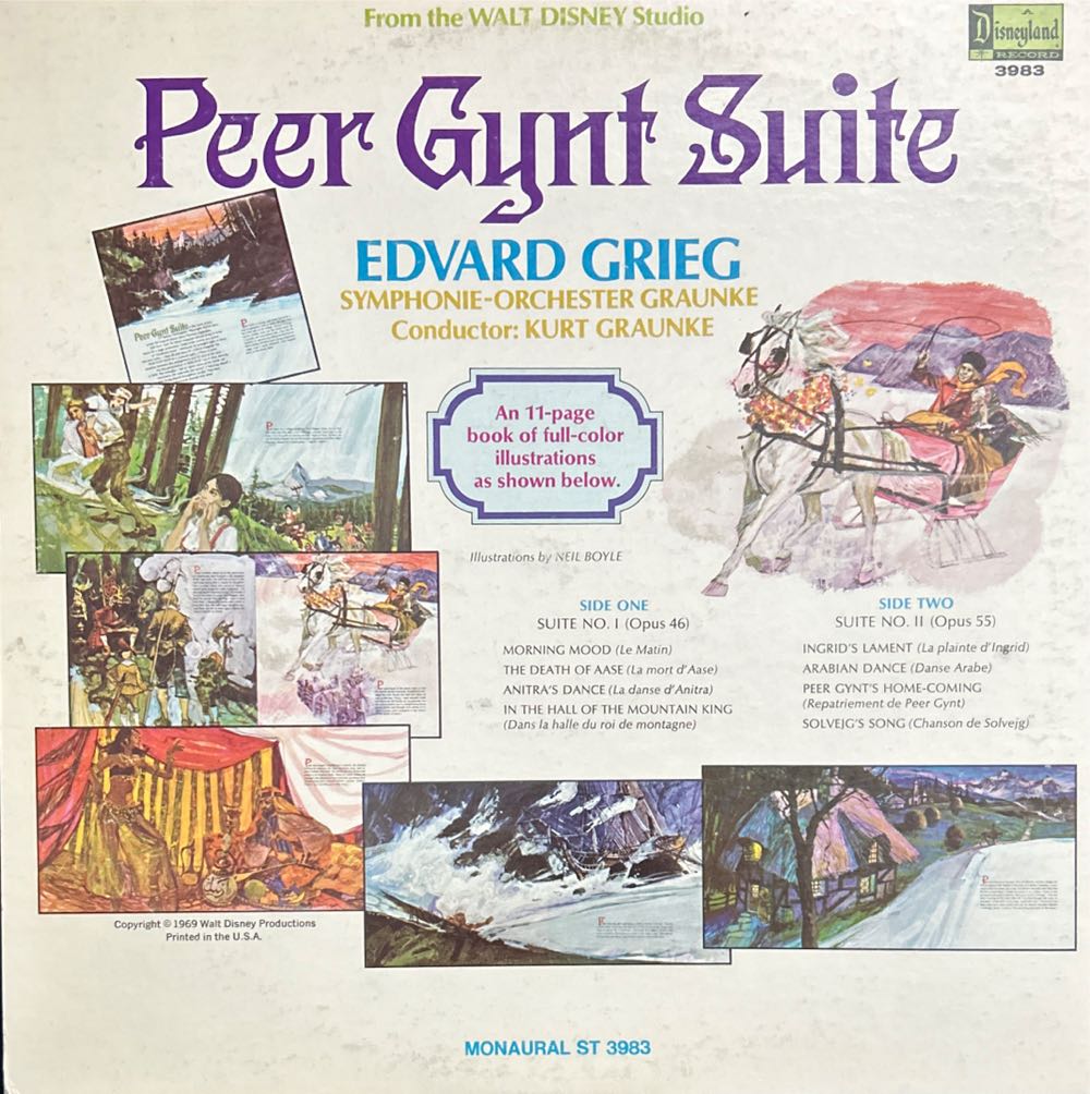 Peer Gynt - Grieg, Edvard (1843 - 1907) (12” - 37) music collectible - Main Image 2