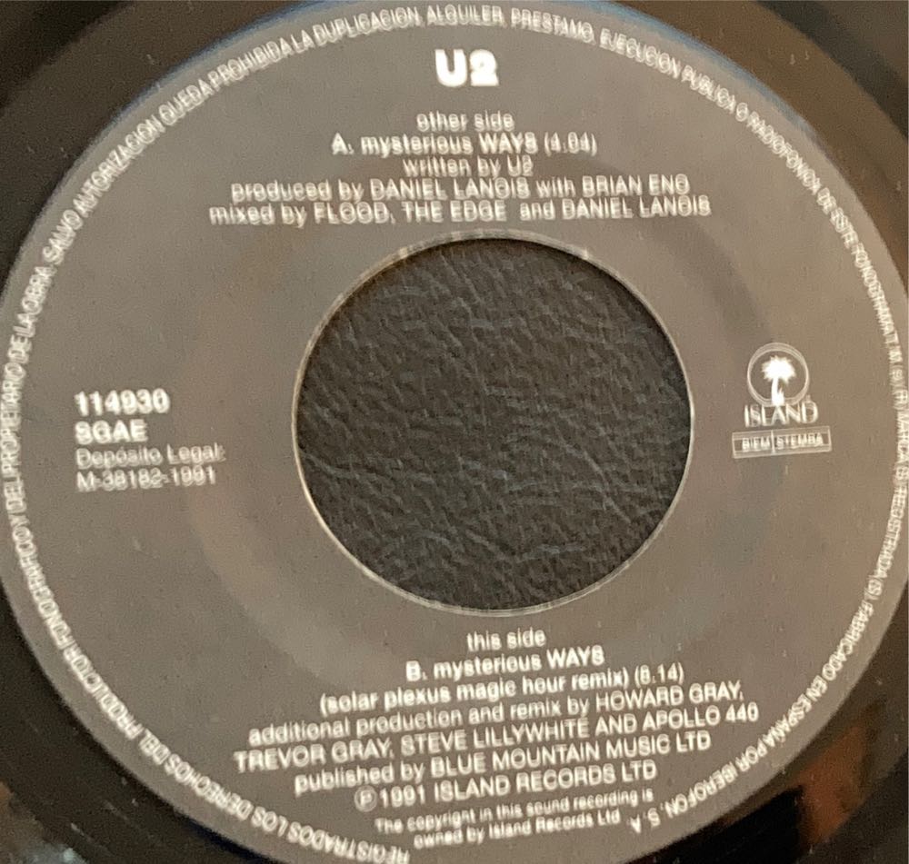 Mysterious Ways - U2 (12”) music collectible - Main Image 4