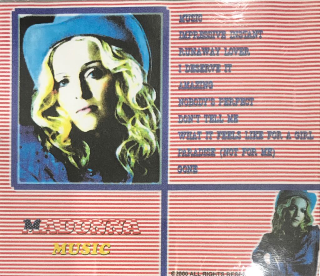 Music - Madonna (CD - 45) music collectible [Barcode 0093624786528] - Main Image 2