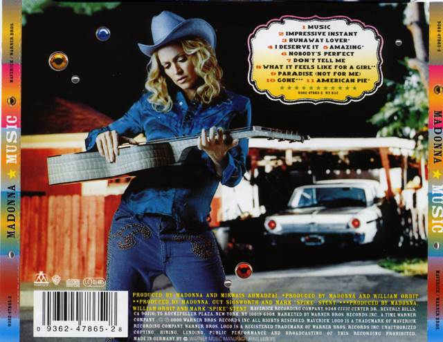 Music - Madonna (CD - 45) music collectible [Barcode 093624759829] - Main Image 2