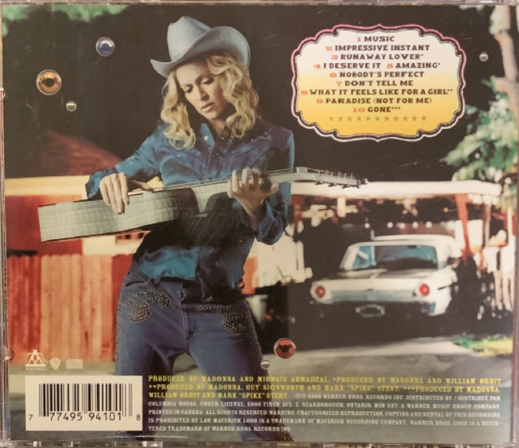 Music - Madonna (CD) music collectible [Barcode 777495941018] - Main Image 2