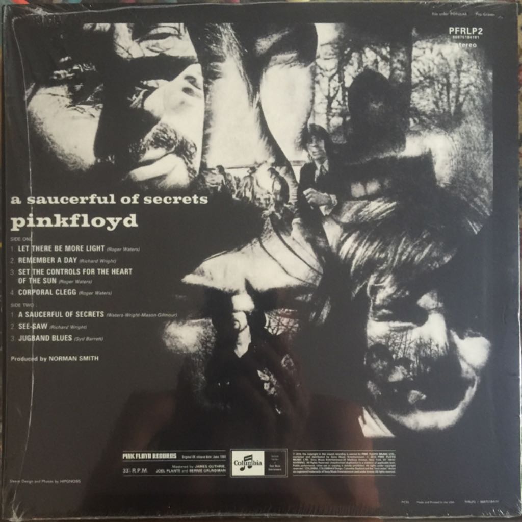 A Saucerful Of Secrets - Pink Floyd (12” - 39) music collectible [Barcode 888751841918] - Main Image 2