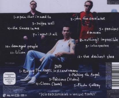Playing The Angel - Depeche Mode (CD - 53) music collectible [Barcode 094634057523] - Main Image 2