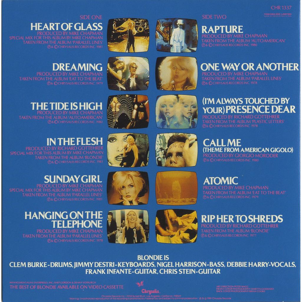 The Best of Blondie - Blondie (12”) music collectible - Main Image 2