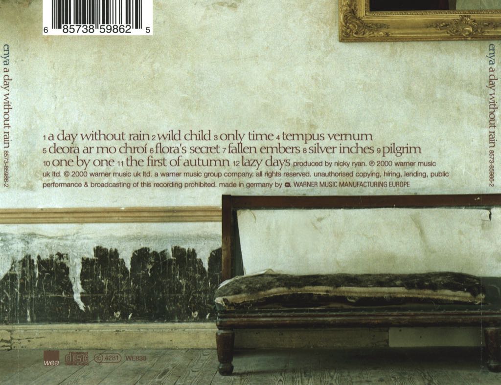 A Day Without City - Enya (CD) music collectible [Barcode 9325583009532] - Main Image 2