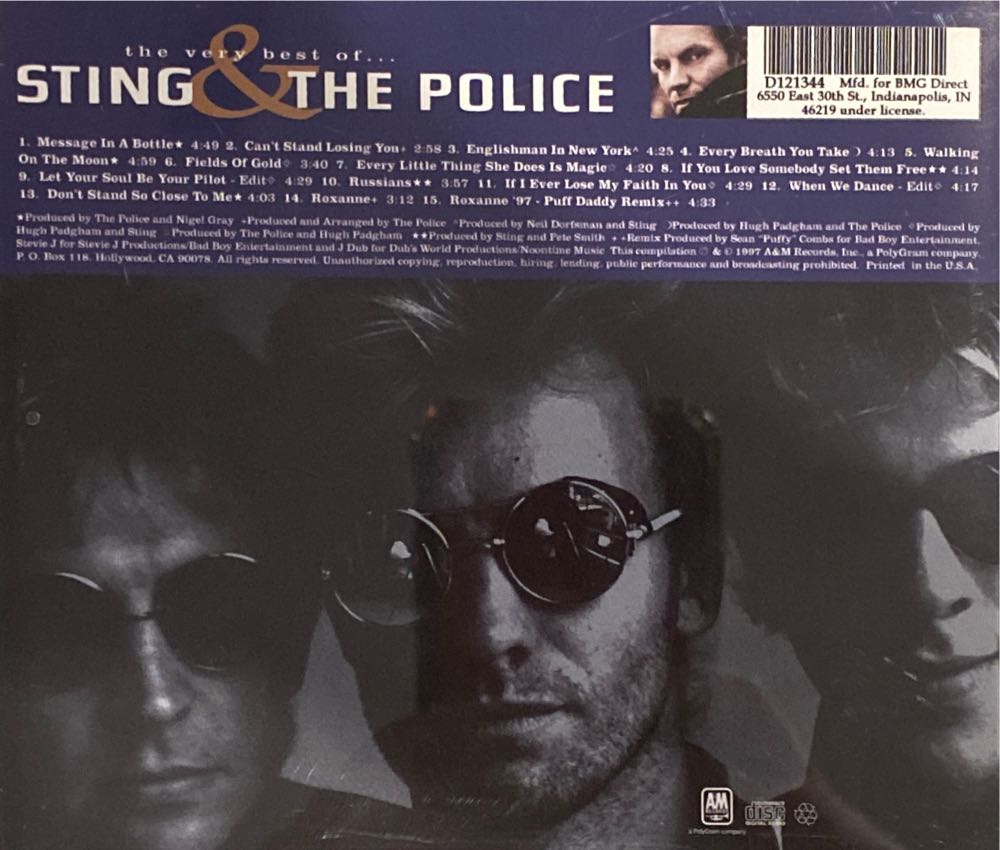 The Very Best of… - Sting & The Police (CD - 63) music collectible - Main Image 2
