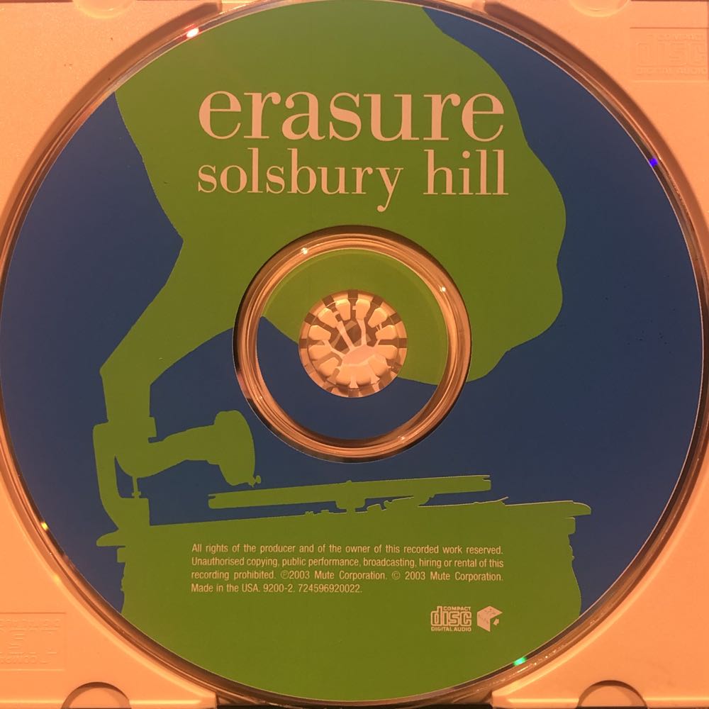 Solsbury Hill (CD Single) - Erasure (CD) music collectible [Barcode 724596920022] - Main Image 3