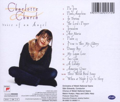 Voice Of An Angel - Charlotte Church (CD - 51) music collectible [Barcode 074646095720] - Main Image 2