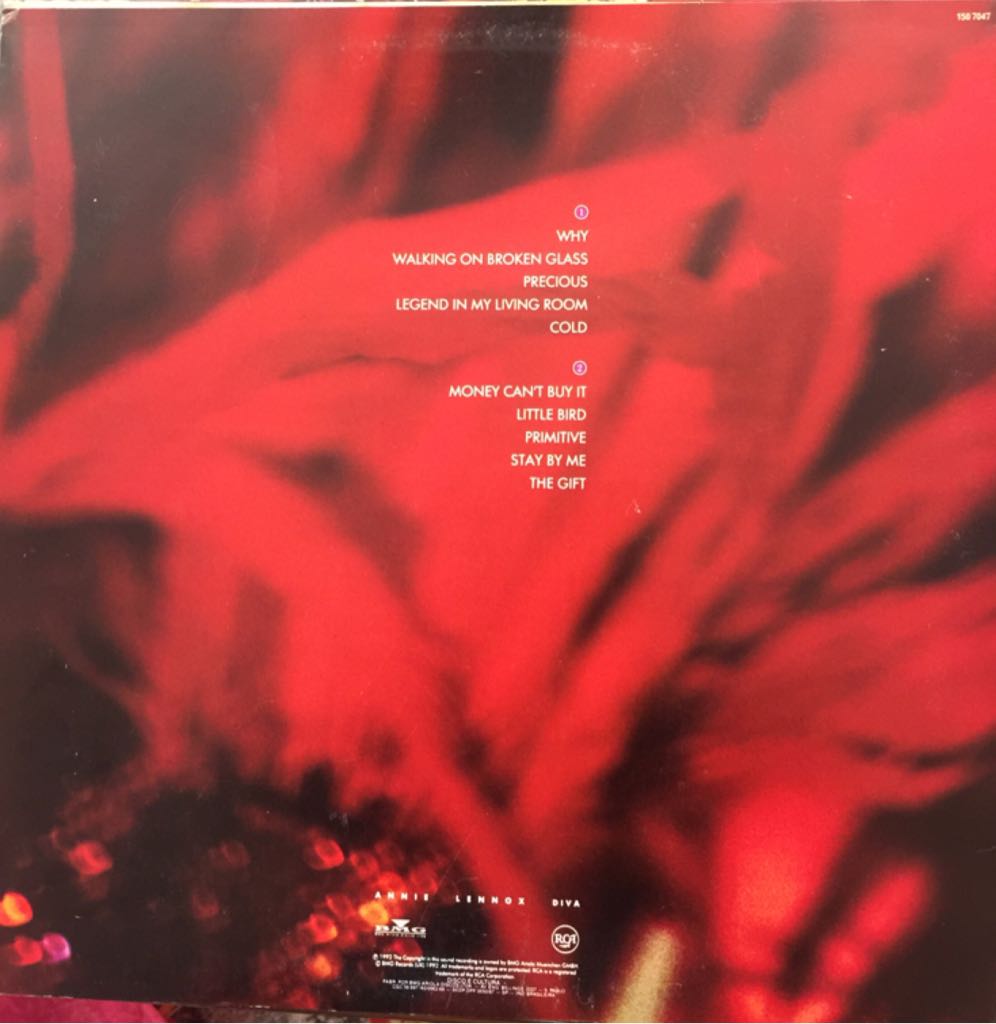 Diva - Annie Lennox (12”) music collectible [Barcode 035627532610] - Main Image 2