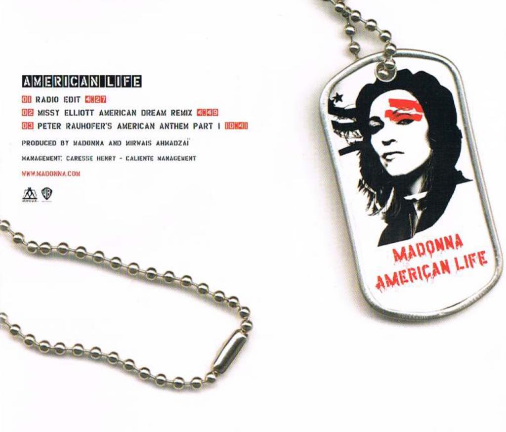 American Life - Madonna (CD - 50) music collectible [Barcode 093624261520] - Main Image 2
