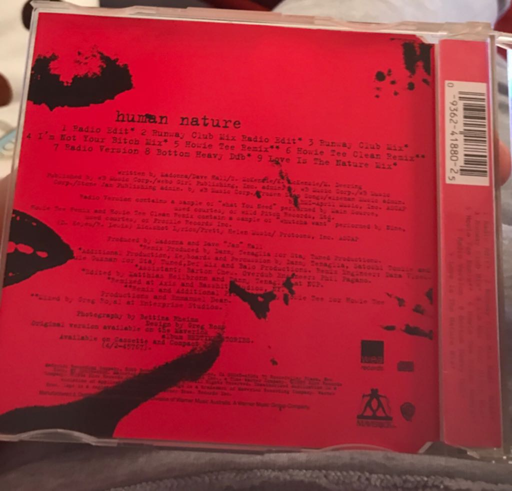 Human Nature (Maxi Single) - Madonna (CD) music collectible [Barcode 093624188025] - Main Image 2
