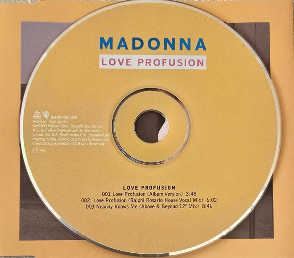 Love Profusion CD 2 (Single) - Madonna (CD - 1836) music collectible [Barcode 093624269328] - Main Image 3