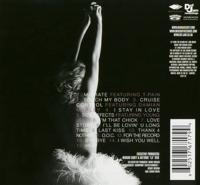 E=MC2 - Mariah Carey (CD) music collectible [Barcode 602517654082] - Main Image 2