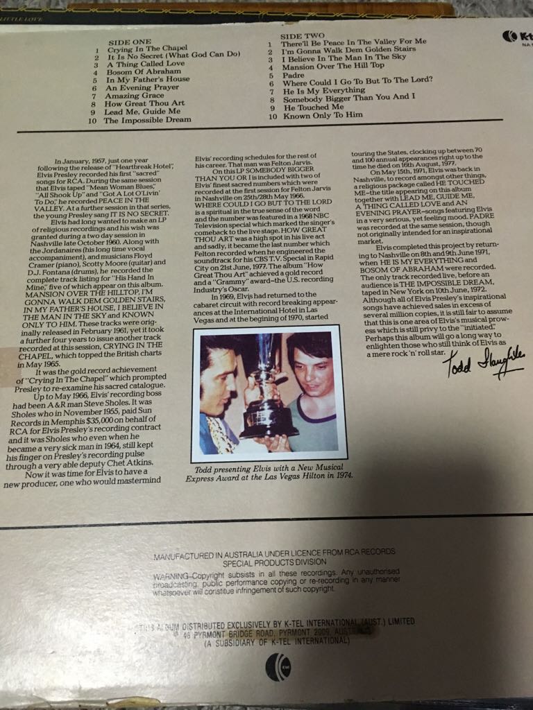 Elvis Presley - Elvis Presley music collectible - Main Image 2