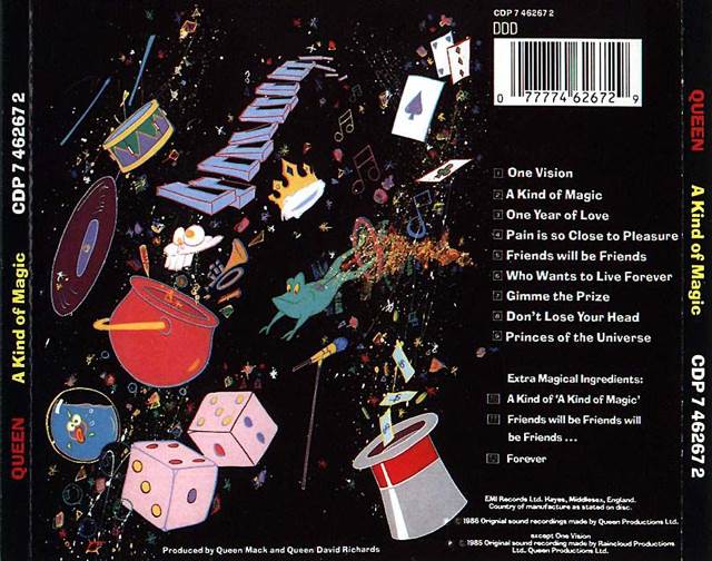 A Kind Of Magic - Queen (CD - 54) music collectible [Barcode 077774626729] - Main Image 2